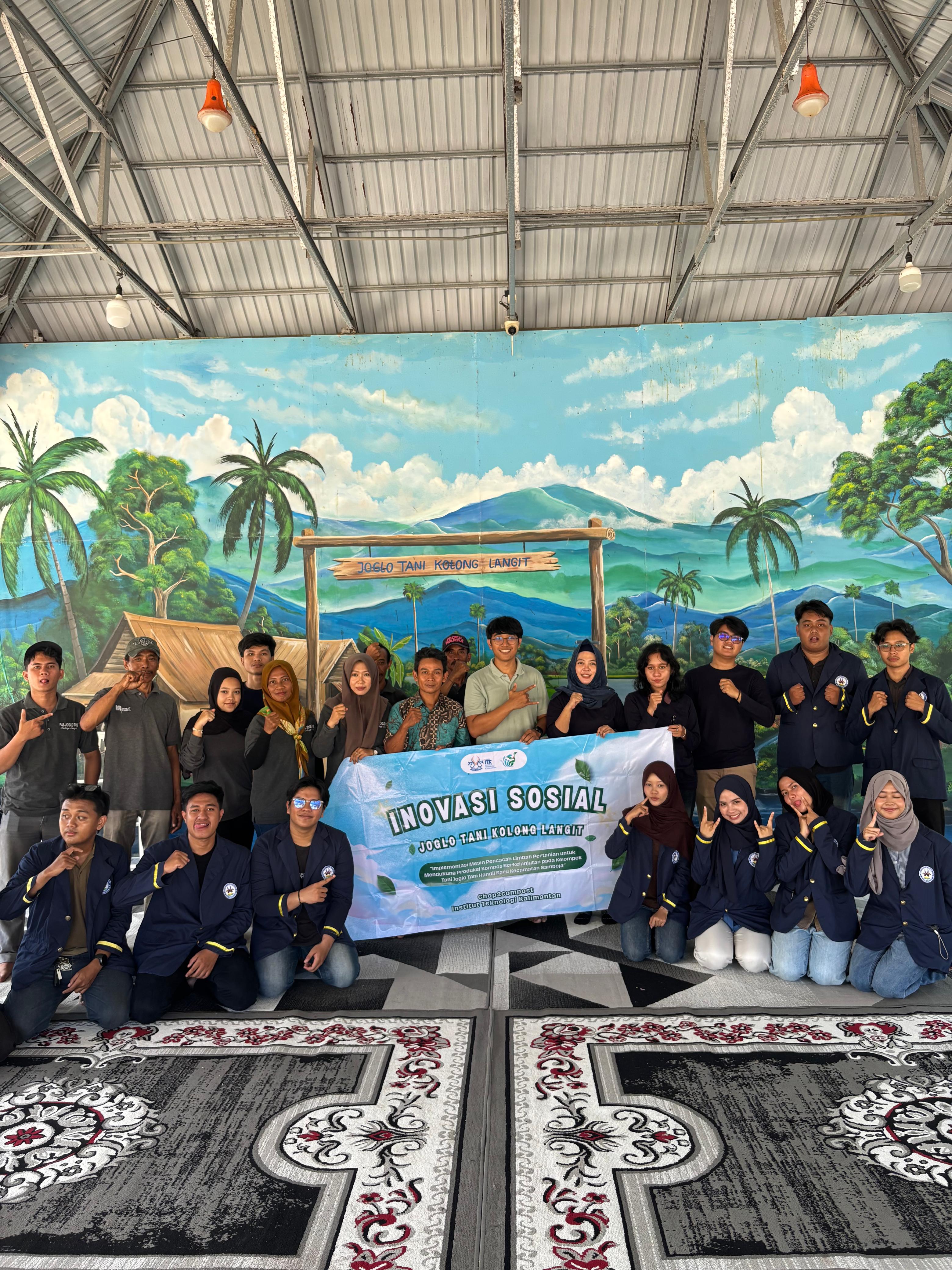 Inovasi Teknologi Implementasi Mesin Pencacah Limbah Pertanian untuk Mendukung Produksi Kompos Berkelanjutan pada Kelompok Tani Joglo Tani Handil Baru Kecamatan Samboja